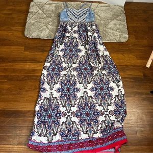 BOHO Flying Tomato Maxi Dress Large